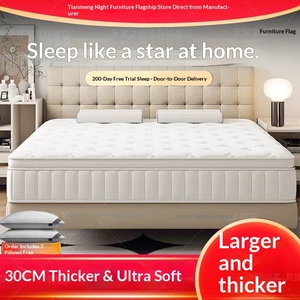 Colchón de Hotel Cinco Estrellas Deep Sleep de 2M, Antideslizante, Antiácaros, con Resortes Independientes y Espuma Viscoelástica de 25CM, Ultra Grueso, para el Hogar - Product Image 2