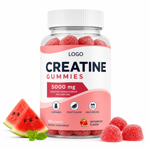Gummies de créatine OEM/ODM, compléments nutritionnels sportifs riches en créatine monohydrate et en vitamines, adaptés aux hommes et aux femmes. - Product Image 2