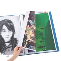 Porte-documents de présentation A3 en PP avec pochette transparente pour œuvres d'art, dessins, croquis - Étudiants et artistes