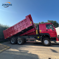 Camion benne basculante arrière d'occasion Sinotruk Shacman Howo 380/430 CV 6x4 Euro 2 Diesel, 10-15T Masse Totale Hors Remorque (MTH), Capacité 31-40T, à vendre