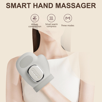 Masseur de main portable sans fil avec chaleur et compression, machine de massage électrique pour la paume, pour la santé et la relaxation quotidiennes des mains