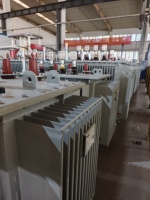 Transformateur immergé dans l'huile 11 kV triphasé série S11 30 kVA 2500 kVA entièrement scellé pour distribution