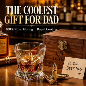 Regalos Únicos para el Día del <span class=keywords><strong>Padre</strong></span>, Piedras de Whisky de Oro Personalizadas de Primera Calidad, Cubitos de Hielo Reutilizables de Acero Inoxidable 304 para Papá, Caja de <span class=keywords><strong>Regalo</strong></span> de Whisky - Product Image 2
