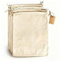 Organisateur en coton et sac multi-usages en toile de coton naturel réutilisable pour le pain, les produits alimentaires en vrac, les pommes de terre, les oignons et les chaussures