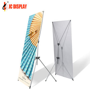 Support publicitaire <span class=keywords><strong>X</strong></span> prêt à l'emploi avec impression de logo personnalisée, résistant aux intempéries, utilisation intérieure/extérieure, MOQ 50 pièces - Product Image 1