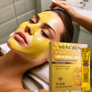 Collageno MERCILEN notte Peel Off maschera facciale idratante Anti Anti invecchiamento rughe 24k oro pappa reale <span class=keywords><strong>collagene</strong></span> Peel Off maschera facciale - Product Image 6