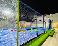 Fournisseur de terrains de padel super panoramiques les plus vendus, terrain de padel, terrain de paddle-tennis, cancha de padel