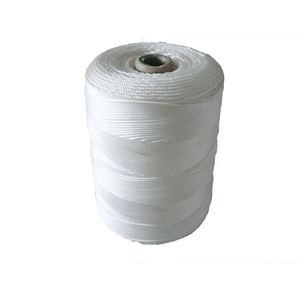 White Color 210D/24PLY 36PLY 54PLY PP <b>Sewing</b> Twine for Non Woven Fabric Bag Draw String - Product Image 1