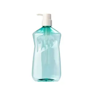 Kreative PET transparente Mundwasser flasche Handwäsche Flüssig waschmittel Flasche 500ml Shamoop Dusch gel Flasche Kunststoff b