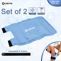 Pack de glace réutilisable pour genoux, Pack de Gel de glace chaude et froide pour la thérapie du genou, pour les douleurs musculaires