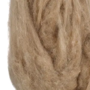 100% serat unta dehaired Kualitas Bagus Untuk benang putar dengan harga pabrik wol unta untuk kain