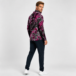 Veste à capuche à manches longues pour homme, imprimée par sublimation, séchage rapide, UPF 50, vêtements de pêche - Product Image 1