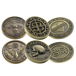 Fabricante de monedas de desafío 3D grabado de alto detalle, monedas personalizadas, Metal Reversible, estampado, suministros de recolección de monedas de latón - Product Image 1