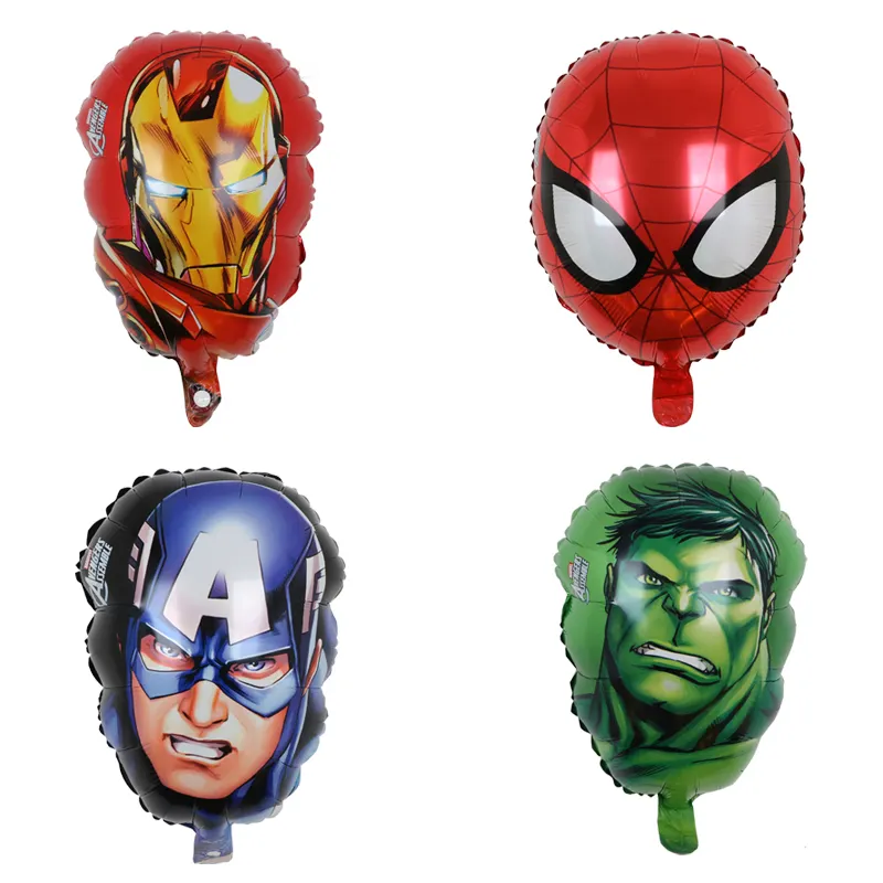 Spiderman Iron Man Captain America Hulk Balloons Super Hero Birthday Party  Supply Boys Gifts - Buy Super Hero Balloon,Baby Gift Items,18th Birthday  Party Decorations Product on 