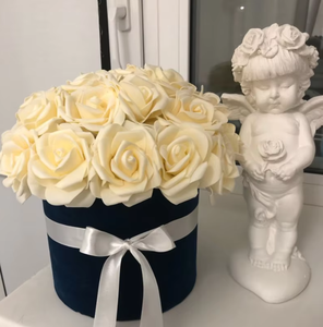 <span class=keywords><strong>Testa</strong></span> di Rosa da 8CM con Asta, Supporto per Fiori in PE, <span class=keywords><strong>Testa</strong></span> di Fiore in Schiuma, Accessori per Scatole di Caramelle da Matrimonio, Fiori da Mano - Product Image 1