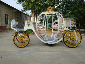 Carruaje Eléctrico de Alta Calidad en Venta/Carruaje de Transporte Especial Moderno para Bodas, Estilo Calabaza - Product Image 6