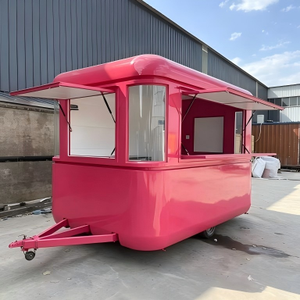 Fabrication de camions de restauration en métal, remorques alimentaires pour le camping, caravanes de cuisine entièrement équipées, camions de crème glacée, de restauration rapide et de bonbons, résistants à la rouille - Product Image 2