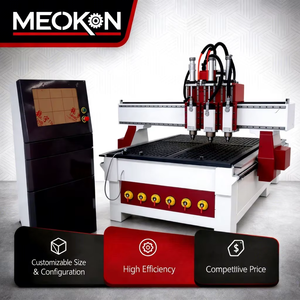 Multi-Process 3-Axis 1325 CNC Router NC Studio Control High Precision Servo Motor Solid Wood Advertising Engraving Cutting