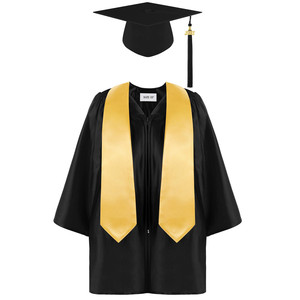 Venta caliente un conjunto <span class=keywords><strong>de</strong></span> gorra y bata <span class=keywords><strong>de</strong></span> graduación Vestidos <span class=keywords><strong>de</strong></span> graduación para niños Vestido y gorra <span class=keywords><strong>de</strong></span> graduación preescolar a la venta - Product Image 2