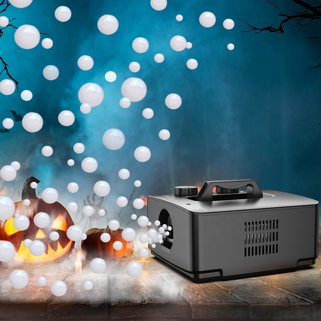 Smoke Bubble Machine Portable Smoke Bubble Blower No-Spill Smoke Bubble Maker for Birthday Wedding Halloween Party
