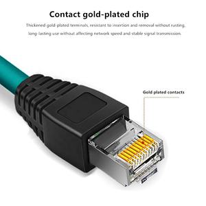 Câble Ethernet pour capteur de caméra industrielle M12 vers RJ45, 4 broches, mâle de type <span class=keywords><strong>D</strong></span>, haute flexibilité, cuivre pur, connecteur réseau <span class=keywords><strong>LAN</strong></span> - Product Image 3