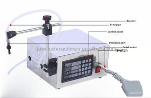 เครื่องบรรจุของเหลวแบบปริมาณสำหรับเครื่องดื่ม ช็อกโกแลต แยม น้ำผึ้ง นม น้ำผลไม้ น้ำหอม น้ำมันทำความสะอาด ซอสมะเขือเทศ แชมพู - Product Image 3