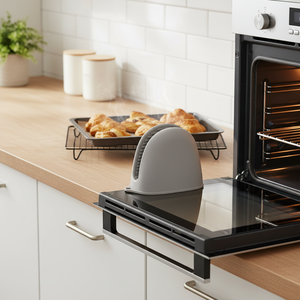 Gant de cuisine en silicone résistant à la chaleur, antidérapant, facile à nettoyer, compatible lave-vaisselle, pour la cuisson et la cuisine - Product Image 4