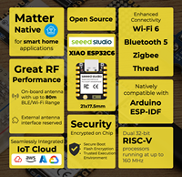 Développement de microcontrôleurs SeeedStudio XIAO ESP32C6 pour les maisons intelligentes Plateformes IoT Cloud Appareils portables Robotique