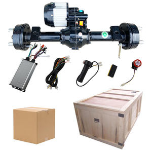 1:28 65cm 700W 브러시드 모터 후륜 구동 액슬 컨트롤러 세트 별도 디퍼렌셜 전기 트롤리 플랫 카 개조용 후륜 - Product Image 6