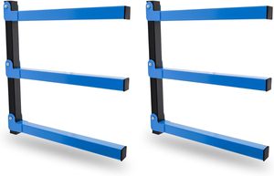 Support en <span class=keywords><strong>bois</strong></span> métallique robuste à montage mural avec <span class=keywords><strong>étagère</strong></span>s système à 3 niveaux pour <span class=keywords><strong>garage</strong></span> atelier en <span class=keywords><strong>bois</strong></span> intérieur extérieur - Product Image 2