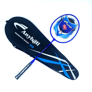 Factory Ready to Ship Cheap Factory Wholesale Iron Alloy Nylon <strong>String</strong> Badminton <strong>Racket</strong> Single Piece <strong>Racket</strong> with a Bag - Product Image 1