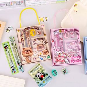 SWA0910 Plastic School Supplies Wholesale <b>Stationery</b> <b>Set</b> for School Note Book Pen <b>Set</b> Gifts for <b>Kids</b> - Product Image 4