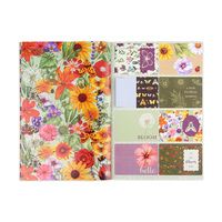 Livre d'activités créatives de dessin animé, scrapbooking, autocollants en papier kraft écologique, DIY, journal créatif, enveloppes décoratives, étiquettes, fournitures artisanales