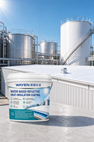 Toit d'usine peinture d'isolation thermique réfléchissante crème solaire étanche refroidissement liquide revêtement couleur acier tuile fer peinture à base d'eau