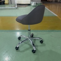 Chaise de bureau pivotante moderne avec dossier en tissu et hauteur réglable