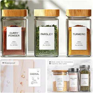 Étiquettes personnalisées pour épices, compatibles congélateur, pour herbes congelées, mélanges d'épices, bacs à glaçons et contenants de préparation de repas - Product Image 4