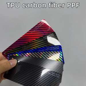 <span class=keywords><strong>Film</strong></span> de protection de peinture automobile en TPU de qualité supérieure, couleur fibre de carbone laser, auto-réparateur, anti-rayures, haute élasticité, 6 ans - Product Image 1