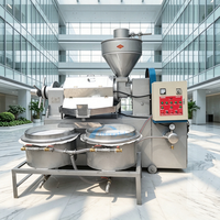 Presse à huile de coco commerciale certifiée CE ; Presse à vis entièrement automatique pour la production d'huile d'arachide et d'huile de tournesol.