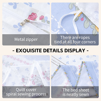 Vente en gros de draps de lit personnalisés en coton 100% - Ensemble de literie 4 pièces - Taille double - Taille complète - Taille queen - Draps super doux et luxueux