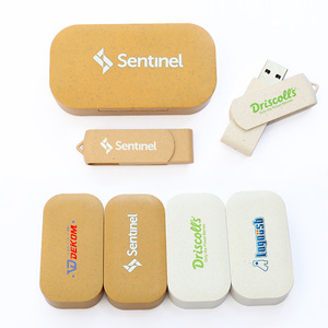 Usky siêu USB ổ đĩa <span class=keywords><strong>flash</strong></span> 3.0 thân thiện với môi rơm lúa mì 16GB-128GB ổ đĩa <span class=keywords><strong>flash</strong></span> USB - Product Image 3