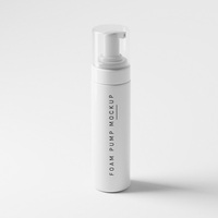 50ml 100ml 120ml 150ml 4 oz 3.4 oz mousse plastique moussante mate lavage du visage emballage nettoyant mousse savon bouteille avec pompe