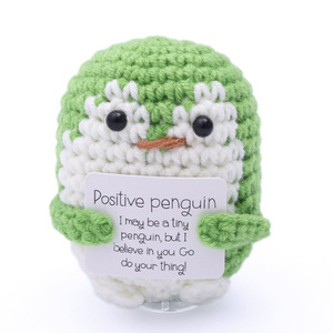 Nuevo Pingüino de Peluche Tejido a Mano, Serie de Pingüinos de Pie, Muñeco de Ganchillo Hecho a Mano, Decoración para el Hogar, Regalo Festivo - Product Image 3