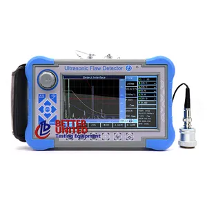 Detector ultrasónico de fallas de soldadura de grietas con pantalla táctil