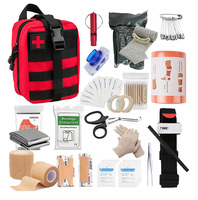 Bochen 293 Trousse de premiers secours personnalisée pour la survie en cas d'urgence médicale, sac de survie résistant à l'eau, escalade, sauvetage, randonnée/pêche/camping