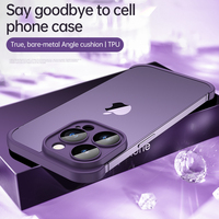 2023 pour iPhone 14 Pro Max étui bord cadre pare-chocs souple TPU autocollant Protection couverture