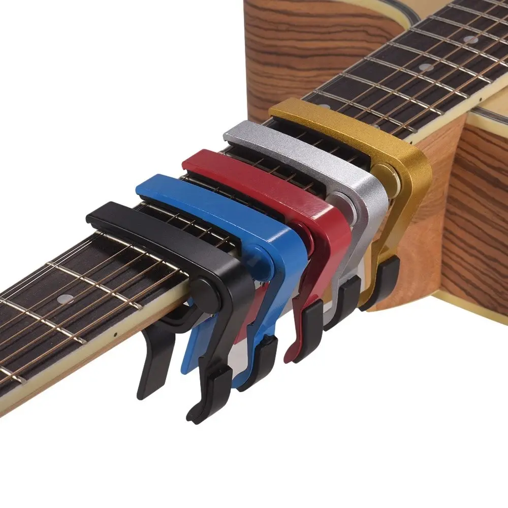 Alloy Capo Custom Instruments Capo Gitarren-Capo aus Aluminium legierung für akustische Ukulele-E-Gitarre