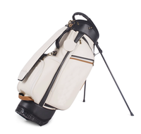 2023 cuir personnalisé GOLF CADDIE sac PU cuir matériel origine golf chariot sac
