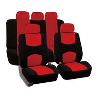 Fundas de Asiento de Coche de Tela Plana GZYLC, 9 Piezas, 5 Plazas, Universales para Todas las Estaciones, Transpirables, Antideslizantes, Cojines para Auto, Gran Venta