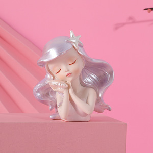 Ocean Girl Series Resin <b>Ornaments</b> <b>Car</b> Decoration Gift For Girls Birthday - Product Image 3
