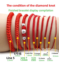 Cordon en nylon de 1,5 mm pour nœuds chinois, macramé, bracelet tressé, fil DIY pour perles de jade, accessoires et bijoux